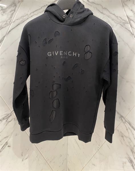 givenchy paris dragon hoodie|Givenchy destroyed hoodie.